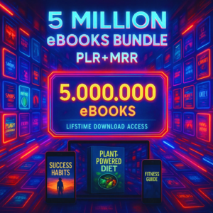 5 Million eBooks Mega Bundle Plr Mrr
